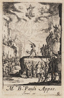 TvB G 4826
<br/>
Martyrium Paulus ("Kleine Apostelserie")
<br/>
<em>Callot, Jacques (1592 - 1635)</em>